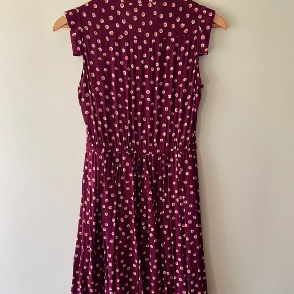 Anthropologie 11.1.TYLHO Polka Dot Button Down Dress XS - Picture 3 of 4